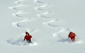 Лыжный спуск
