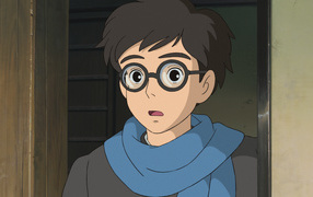 Kaze tachinu Миядзаки, мальчик в очках