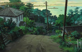 Аниме мультфильм Миядзаки Со склонов Кокурико