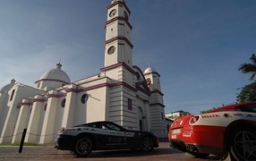 	 Cars from the temple