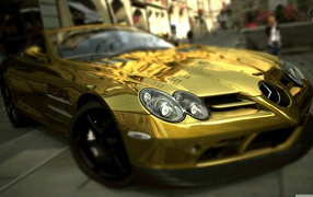 Gold Mercedes Benz