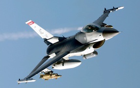 Military plane F-16