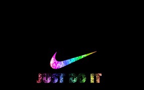 многоцветный логотип Nike
