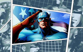 Капитан Америка Приветствует вас