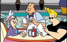 Джонни Браво в закусочной