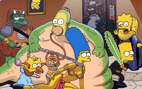 The Simpsons star wars