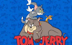 Tom and Jerry and a dog