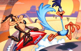 Wile E. Coyote and Road Runner