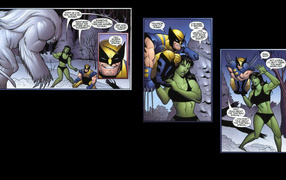 Wolverine She Hulk