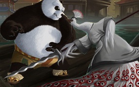 	 Cartoon kung fu Panda