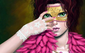 Большие зеленые глаза