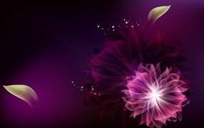 Фантазия с цветком