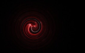 Red white spiral