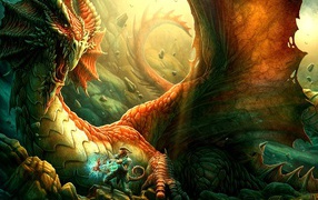 Дракон охраняет сокровища