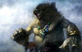 Рычащий монстр