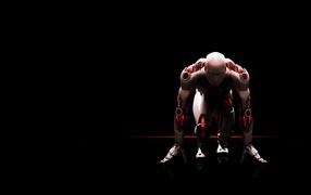 Робот стартует в беге