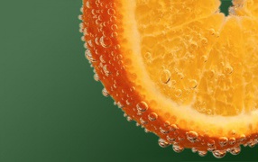 Orange in droplets