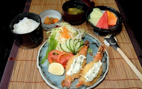 Обед по Японски