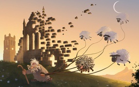 Старик с летающими овцами