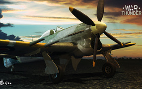 War Thunder истребитель на земле