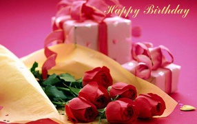 Красивая открытка на день рождения