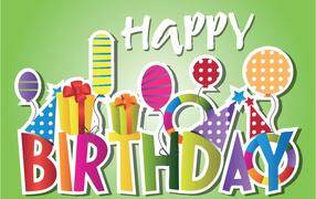 Весёлая картинка на день рождения