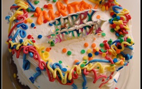  Первый торт на день рождения