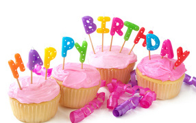  Кексы для дня рождения