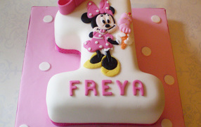 Мини маус торт на день рождения