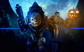 Хэллоуин нападения инопланетян