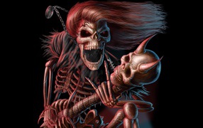 Хэллоуин нежить Рок-звезда