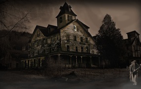 halloween zombie house