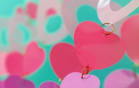 Гирлянда из сердечек