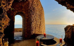 Балкон на берегу океана