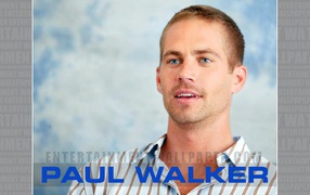 Famous Actor from the movie Furious Paul Walker on the sky background