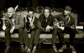 Coldplay ретро картина