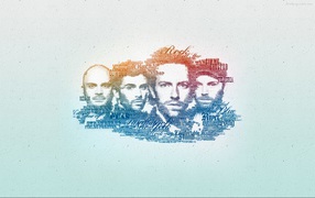 Coldplay рисунок в HD