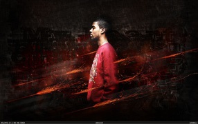 Kid Cudi последние красные обои