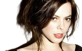 Ленка на белом фоне