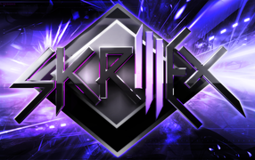 Skrillex фиолетовая картина