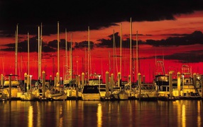 Яхты на пристани во Флориде