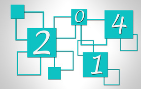 2014, белый фон