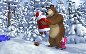 Bear Santa Claus