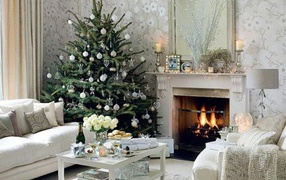 Beautiful Christmas decorations for New Year 2014