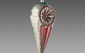 Eлочные игрушки сосульки