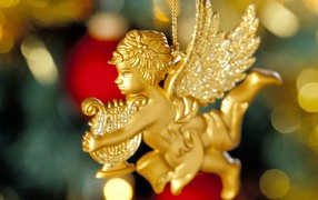 Елочные игрушки ангелы