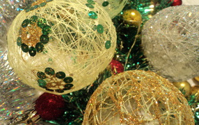 Елочные игрушки своими руками