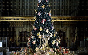 Christmas tree in the Pushkin Museum