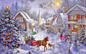 Дорогие подарки под елкой на Новый Год лошади