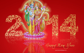 С Новым годом из Индии